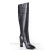 Import HeelTalk handmade customized  high quality cow leather long winter boots women sexy high heel winter knee high boots from China