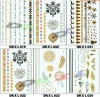 Henna Choker Hippy Necklace,Tattoo Machine Kit,Gold Leaf Tattoo Sticker