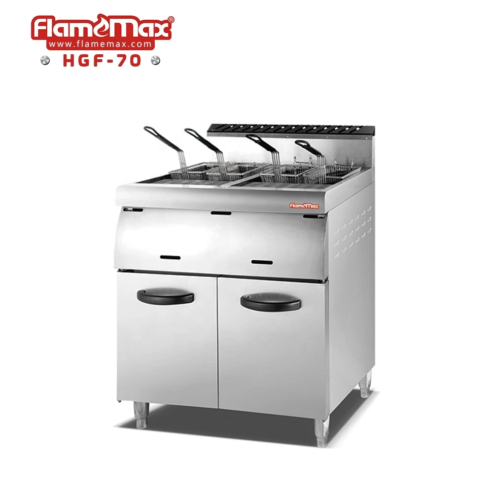 HGF-70A Flamemax Single Tank Fried Chicken French Fries Commercial Gas Deep Fryer Machine