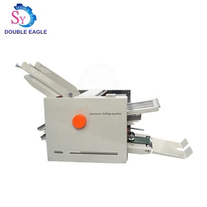 High efficiency small automatic pamphlet brochure folding machine/A4 A3 Paper Processing Machine