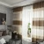Import High-end Chinese custom semi-blackout gauze curtains, yellow gray red French window sheer curtains from China