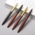 Import High Grade Gift Manual Ebony Pen Esthetician Writing Instrument CNC lathe making Solid Oxidation Brass Exotic Wood Pens from China