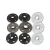 High Quality 1/2 3/4 1 Inch Black and Galvanized Iron Floor Flange For Home Decoration