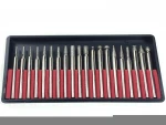 High quality Abrasive Tools Set DMD LX-0088 Electroplated Rotary Diamond Burrs