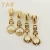 Import High Quality And Durable Custom Logo Pretty Golden Metal Zipper Sliders from China