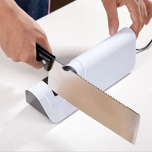 high quality automatic electric household knife sharpener of 2- stage, portable mini knife sharpener machine for kitchen using