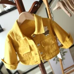 High quality Autumn children's clothing baby denim jacket boys and girls Korean clothes baby jacket