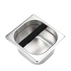 High quality  Coffee Accessories Knock Box with Sturdy Bar Stainless Steel Espresso Knock Box