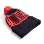 High Quality Custom Unisex Women Men Knitted Hat Caps Chenille Beanie Winter Hat With Pom Pom