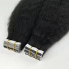 High quality cuticle aligned tape hair extension tape in hair extensions 100% human hair