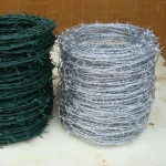 High Quality electro galvanized Barbed Wire Roll razor barbed wire