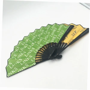 High quality hand fan in bamboo crafts, hand fan  in custom printed
