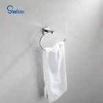 High quality hotel bathroom accessory chrome unique brass hand towel ring