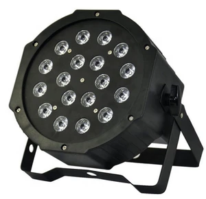 High Quality LED Disco Party Stage Effect Light RGB 18pcs 1w Led Par Light With Remote