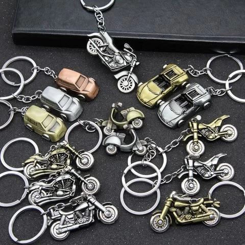 High quality llaveros de carros promotional gift custom logo 3D Metal sports car motorcycle metal keychain