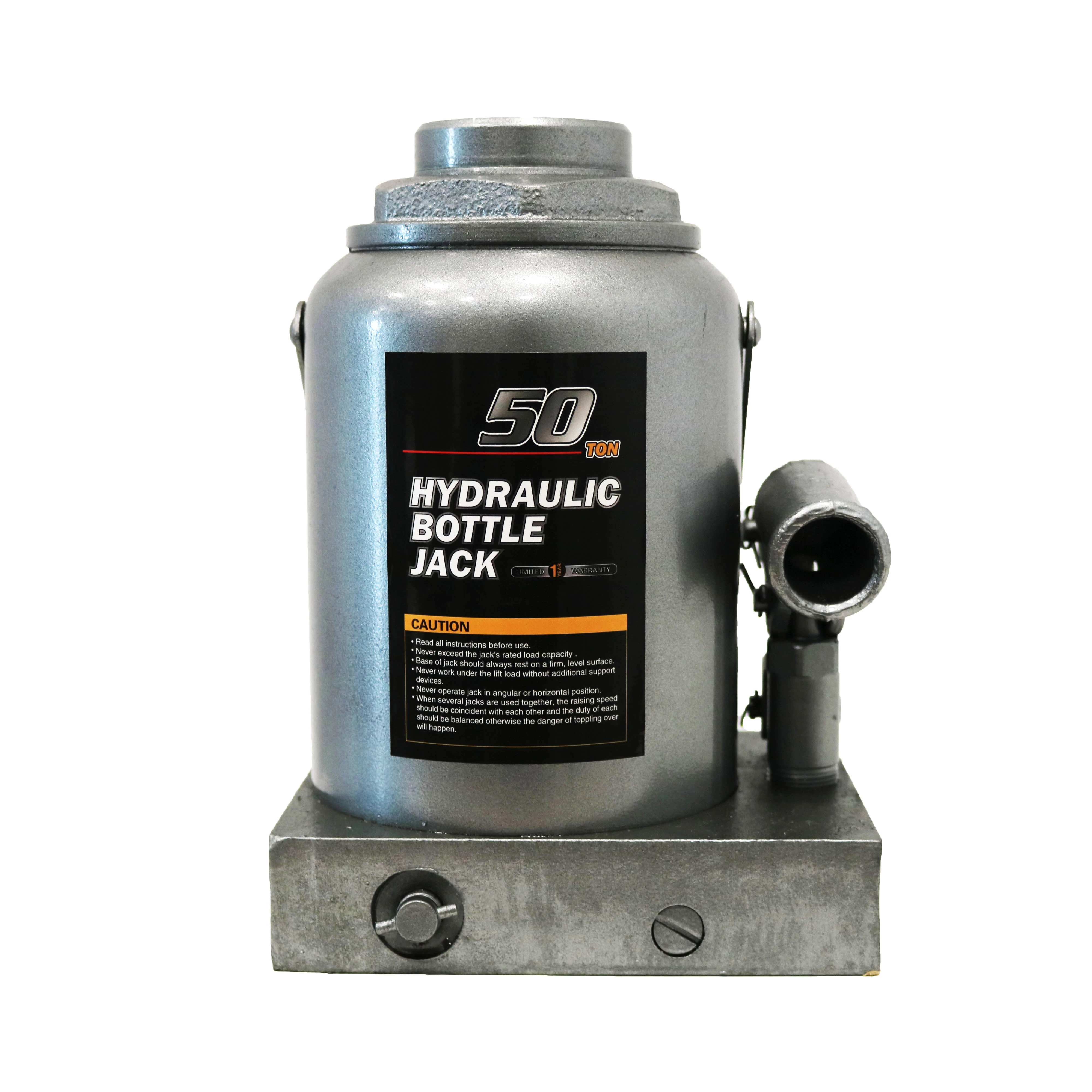 High quality mechanical 50t hydraulic bottle jack with safety valve