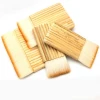High quality nylon  short handle shaped bamboo paint brush