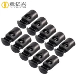 High Quality Single And Double Holes Plastic Cord Lock Stopper For Garment