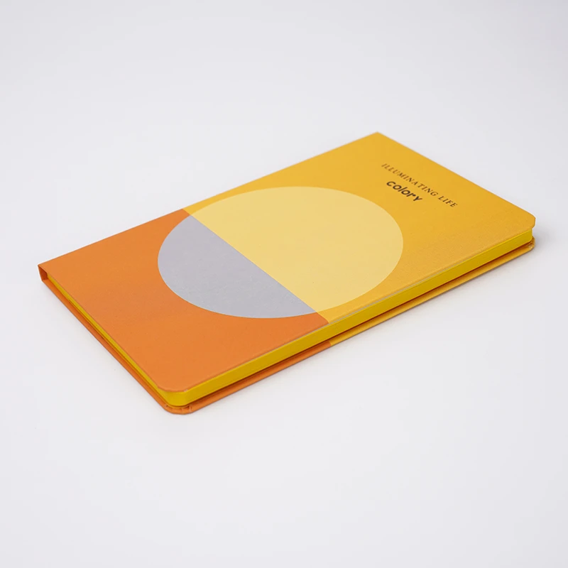 High Quality Solid Color Edge A6 Round Corner Dairy Notebook Supplier Customizable Leather Notebook With Organ Pocket