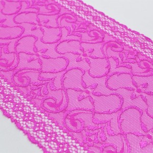 High Quality Stretch 90%Nylon 10%Spandex Lace Fabric for Underwear 869