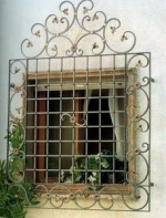High Quality wrought iron window frames