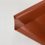 High Silica Silicone Coated Fiberglass Silca Fabric On Both Sides
