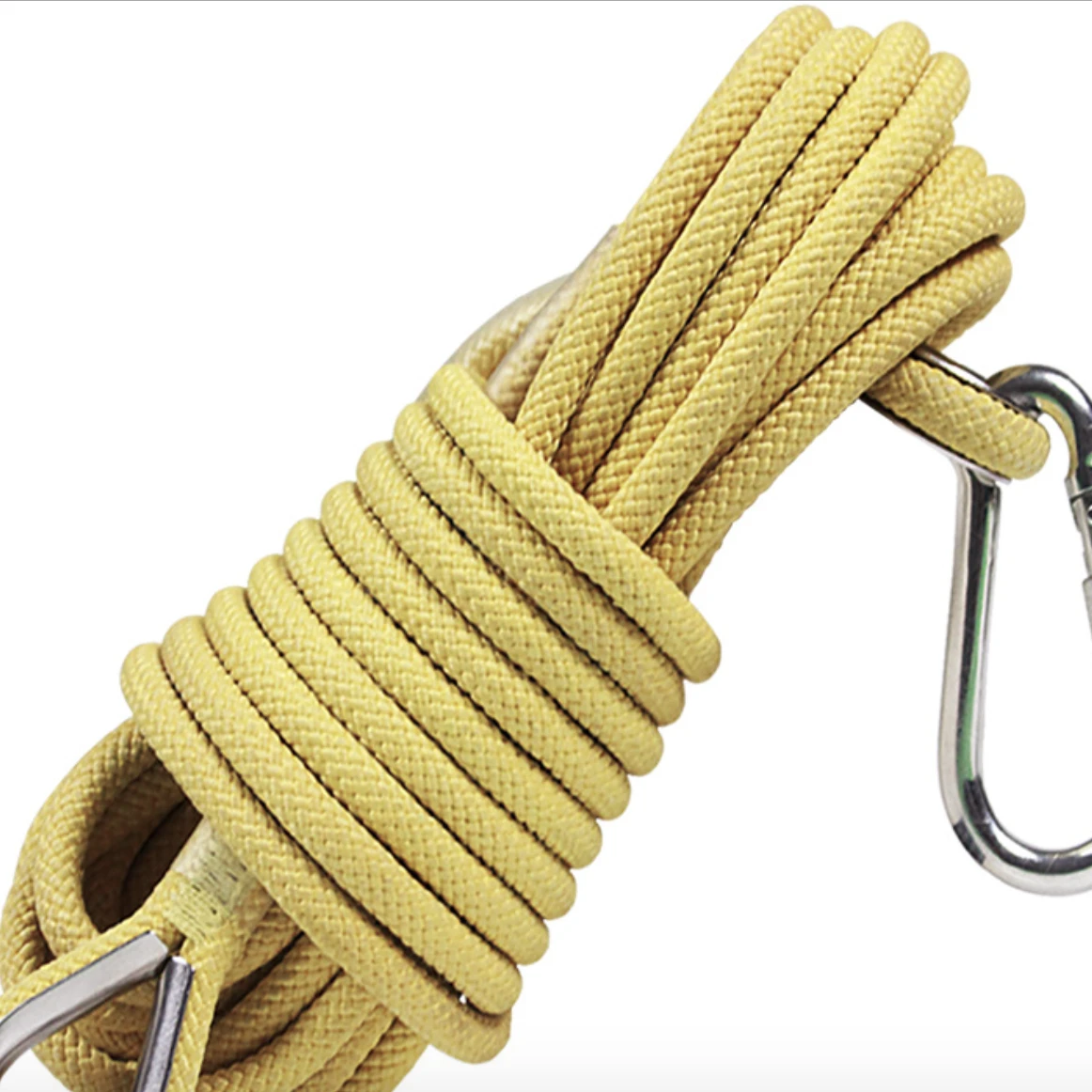 High strength fire resistance aramid braided rope