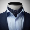 High tenacity custom made classic mens silk cravat