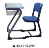 HK05+KZ99 Fashionable school desk and chair of school furniture