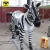 Import HLT Life size silicone animatronics animal product zebra from China