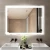 Import Home apartment hotel Rectangle Illuminated bath led mirror smart with dimmable led light touch sensor from China