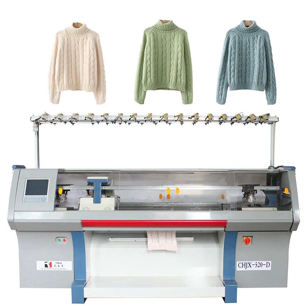 Home Flat Socks and Sweater Cotton Knit Knitting Machine Computerized Manufactures
