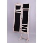 Home Furniture Floor Stand Mirror Jewelry Cabinet Organizer For Living Room
