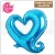 Hook Heart Shape Aluminum Foil Balloons Inflatable Wedding Party Decoration Valentine Days Birthday baby shower Air Balloons