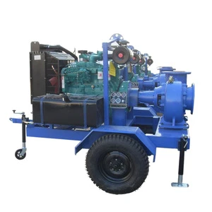Horizontal high flow rate axial flow pump with high performance