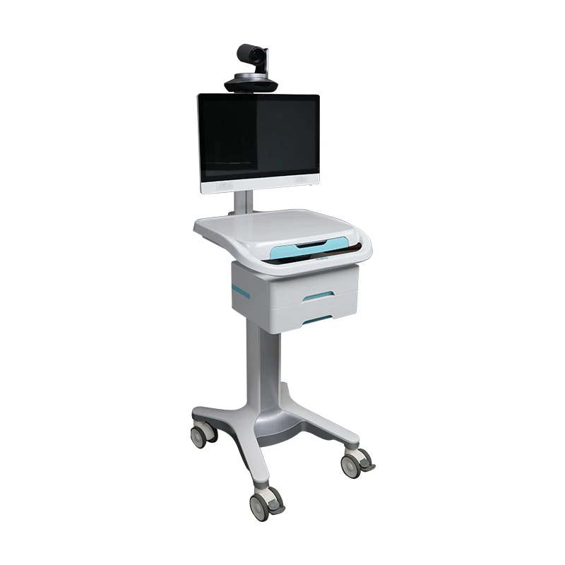 Hospital Housekeeping Trolley Telemedicine Equipment Device Solution Telemedicine Cart System