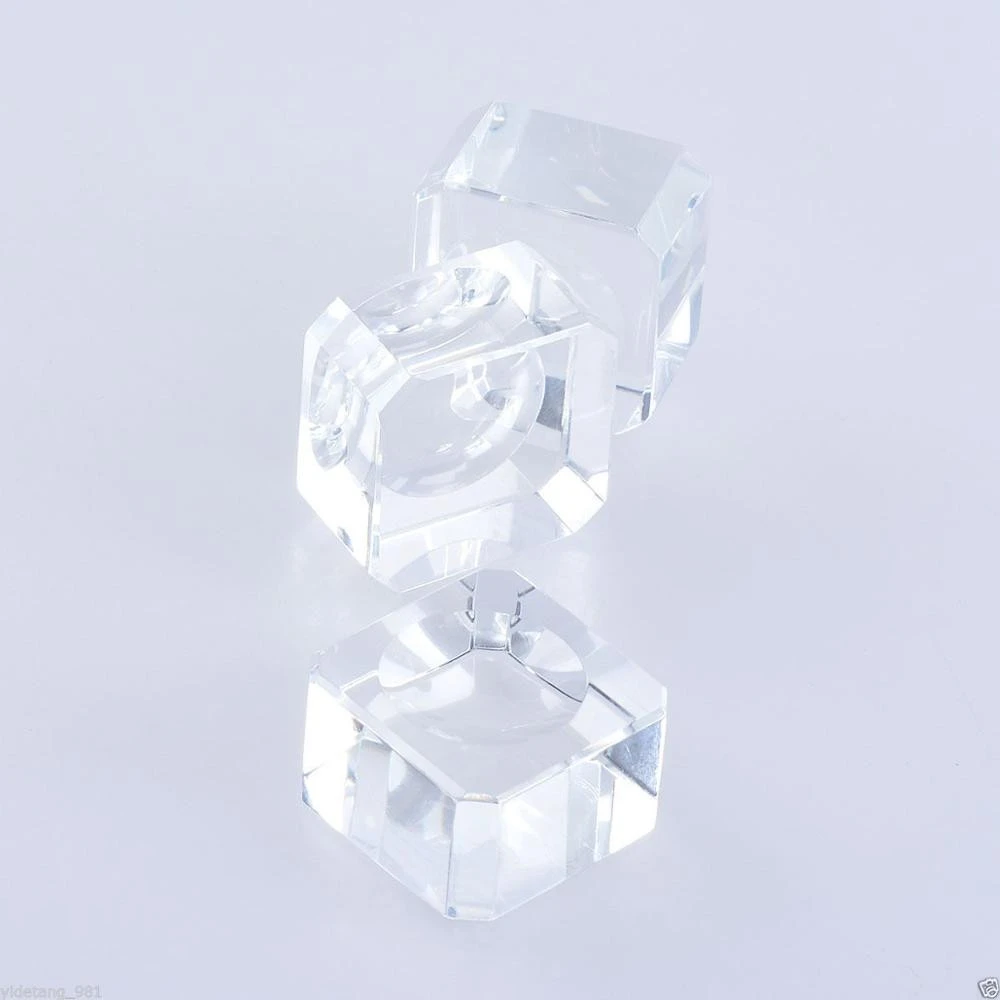 Hot product wholesale crystal Base For Crystal Sphere Stand Decoration Clear Crystal Stand