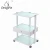 Import Hot sale 3-level spa beauty salon trolley cart with drawer salon trolley from China