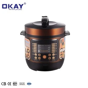 Hot Sale 5L 6L Stainless Steel Aluminum Alloy Multi Function Practical Electrical Pressure Cooker