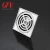 Import Hot sale bathroom accessory hairline finishing sus 304 stainless steel floor drain from China