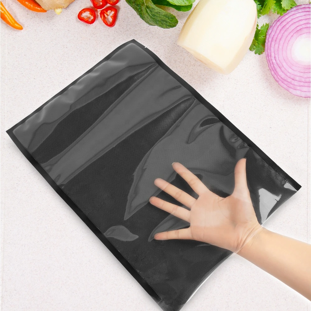 hot sale black vacuum food roll compression food storage vacuum bags vacuum sealer bags