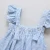 Import Hot Sale Blue Striped Newborn Baby Clothes Romper,Big Knotbow Sleeveless Cotton Baby Clothing,Lovely Baby Romper Baby Clothes from China
