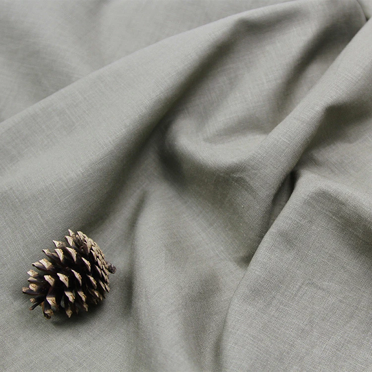 Hot Sale cheap Woven 186 GSM 44*38 10*10 Yarn Dyed 100%  pure organic flax linen hemp fabric shirts price