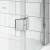 Import Hot Sale Diamond Corner Tempered Clear Glass Shower Enclosure Doors Stainless Steel Handle Bathroom Shower Cabin Douche Cabine from China