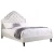 Import Hot Sale Fashion King Queen Double Size Leather Upholstered Bed with Headboard from China