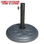 Hot Sale Garden Round Resin Umbrella Stand Parasol Base