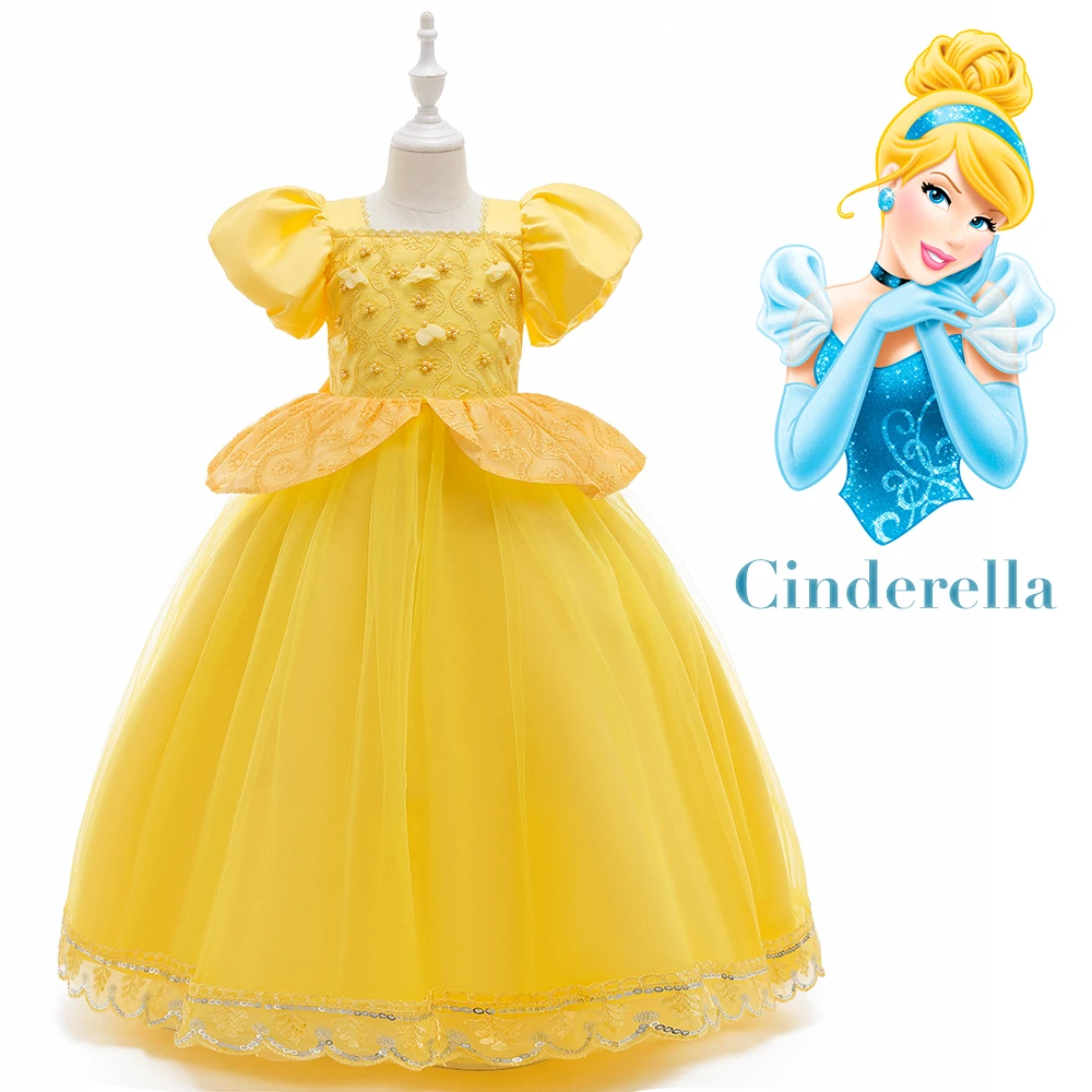Hot Sale Kids Apparel Baby Girls Fancy Clothes Princess Maxi Long Frocks Dress LP-265
