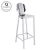 Import hot sale simple design chrome finished stainless steel metal high bar chair from China