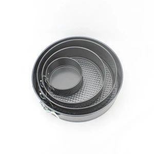 Hot sell good quality tin round springfrom pan set ,cake mould