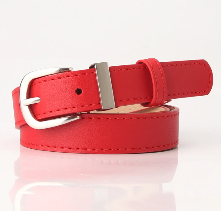 Hot sell new design fashion PU leather belt genuine leather belt women ladies  belt waistband for clothing